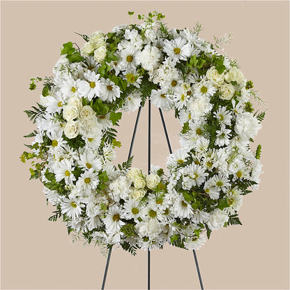 Faithful Wishes Wreath –  Gainesville Floral Exchange, Gainesville FL