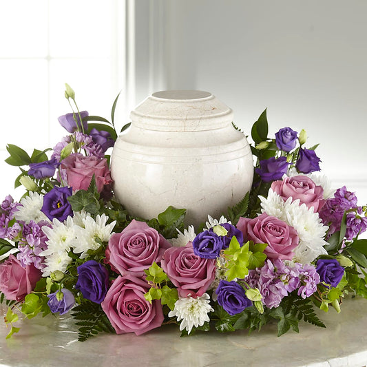 Blooming Sympathy Cremation Adornment –  Gainesville Floral Exchange, Gainesville FL