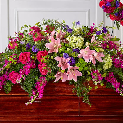 Radiant Tribute Casket Spray –  Gainesville Floral Exchange, Gainesville FL