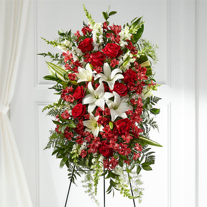 Everlasting Memory Standing Spray –  Gainesville Floral Exchange, Gainesville FL