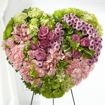 Heartwarming Standing Heart –  Gainesville Floral Exchange, Gainesville FL