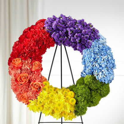 Circle of Love Wreath –  Gainesville Floral Exchange, Gainesville FL