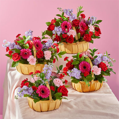 Pink Picnic Basket –  Gainesville Floral Exchange, Gainesville FL