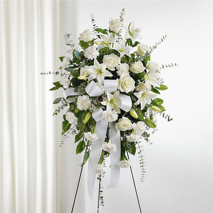 With Care Standing Spray –  Gainesville Floral Exchange, Gainesville FL