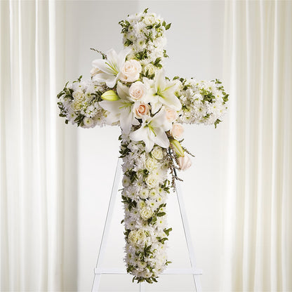 Spiritual Guidance Standing Spray –  Gainesville Floral Exchange, Gainesville FL
