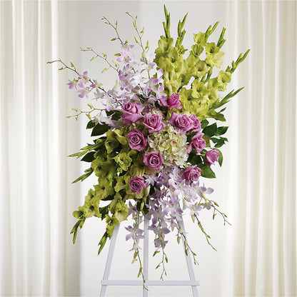 Lasting Legacy Standing Spray –  Gainesville Floral Exchange, Gainesville FL