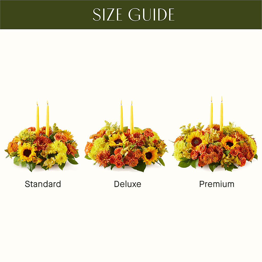 Autumn Harmony Centerpiece –  Gainesville Floral Exchange, Gainesville FL