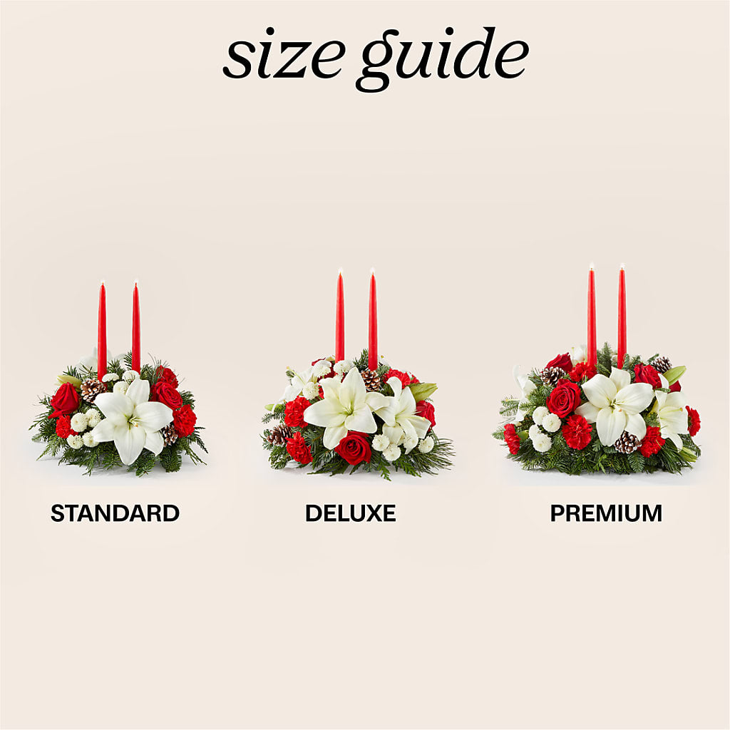 Seasonal Festivities Centerpiece –  Gainesville Floral Exchange, Gainesville FL