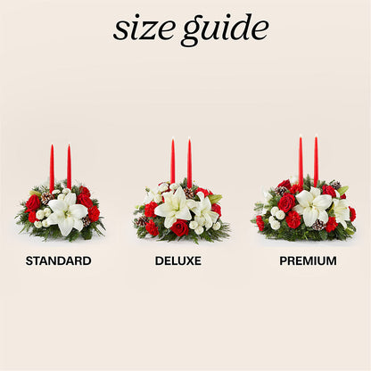 Seasonal Festivities Centerpiece –  Gainesville Floral Exchange, Gainesville FL