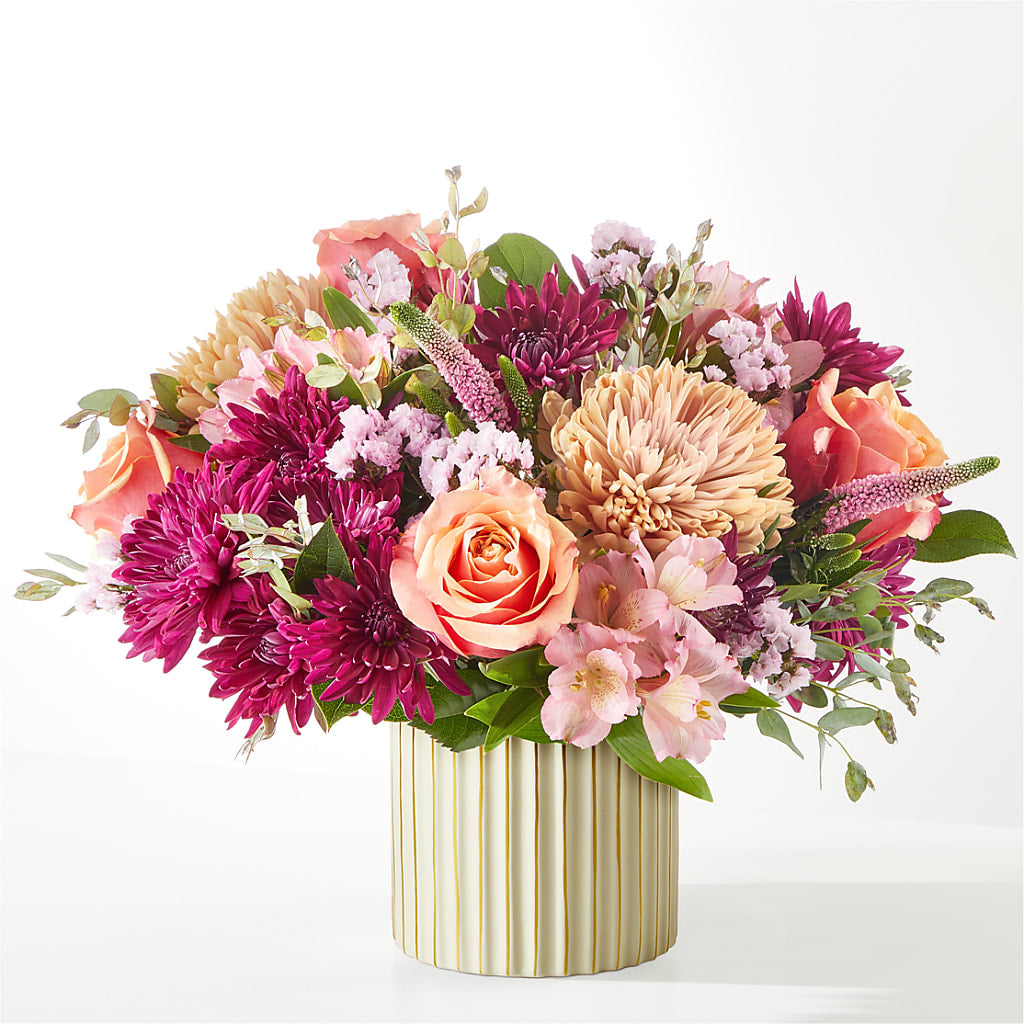 Berry Cobbler Bouquet with Ivory Vase –  Gainesville Floral Exchange, Gainesville FL