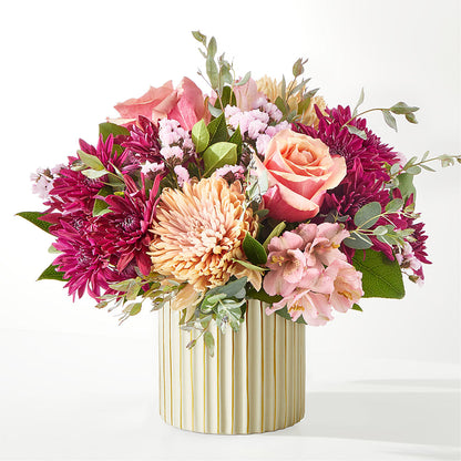 Berry Cobbler Bouquet with Ivory Vase –  Gainesville Floral Exchange, Gainesville FL