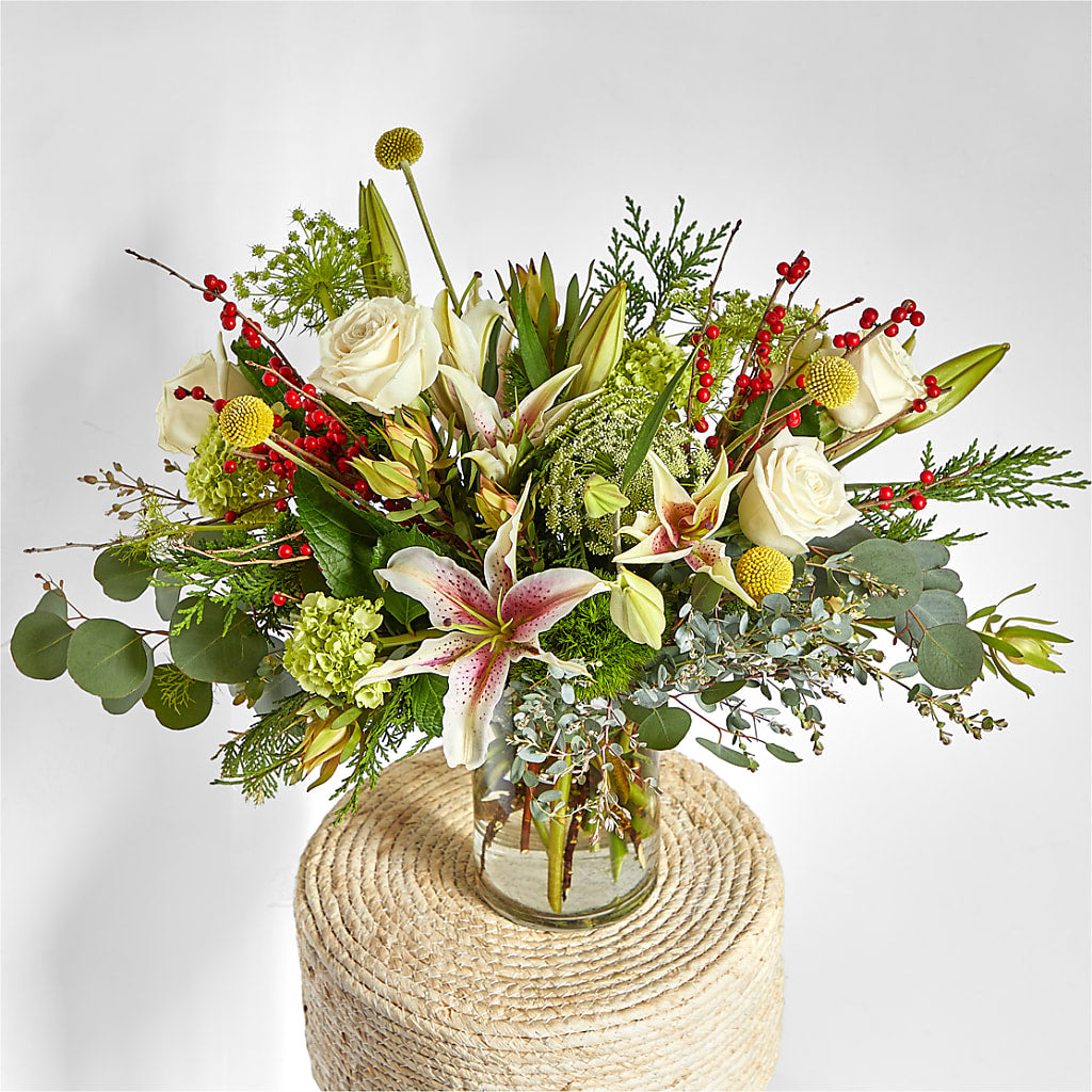Berry & Bright Bouquet –  Gainesville Floral Exchange, Gainesville FL