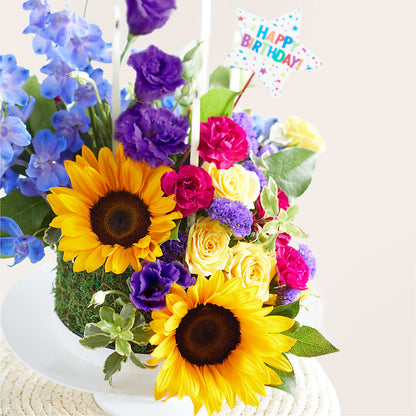 Star of the Day Floral Cake –  Gainesville Floral Exchange, Gainesville FL