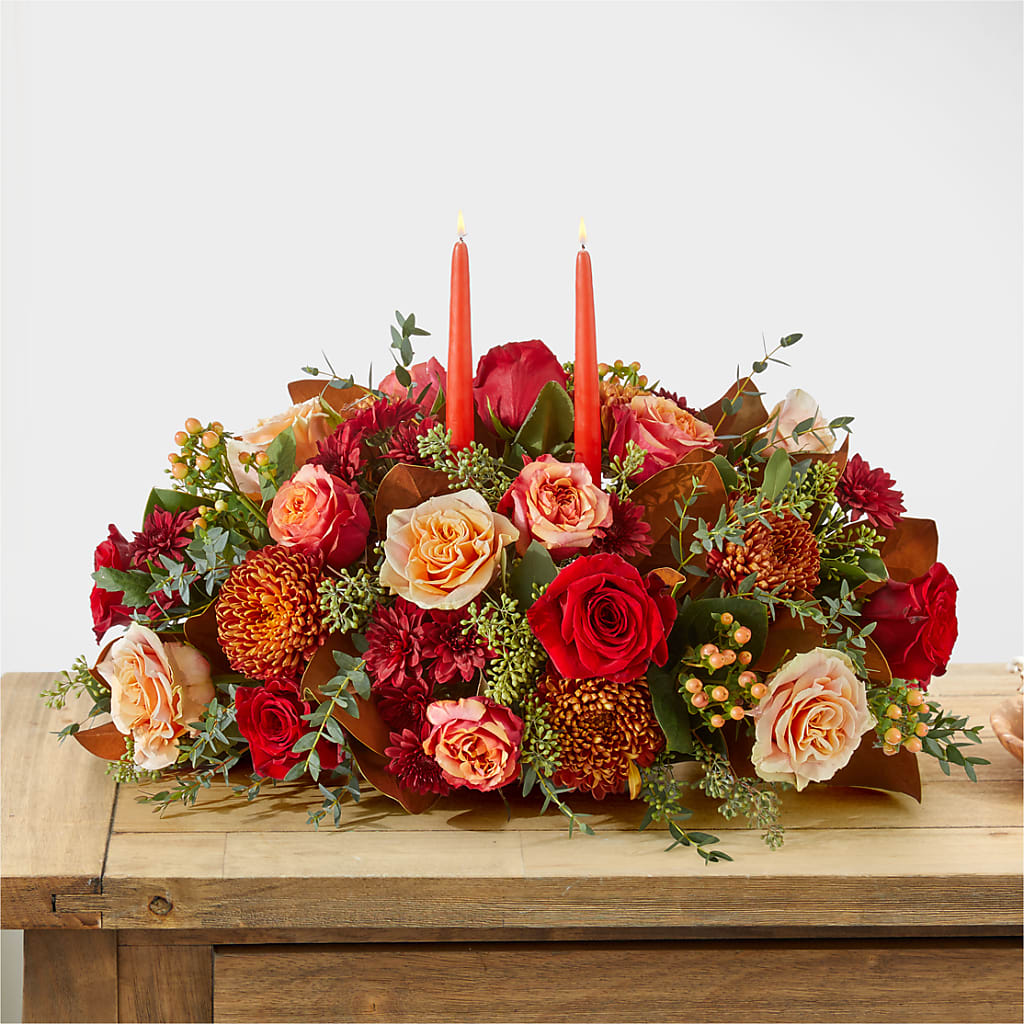Gather Near Centerpiece –  Gainesville Floral Exchange, Gainesville FL