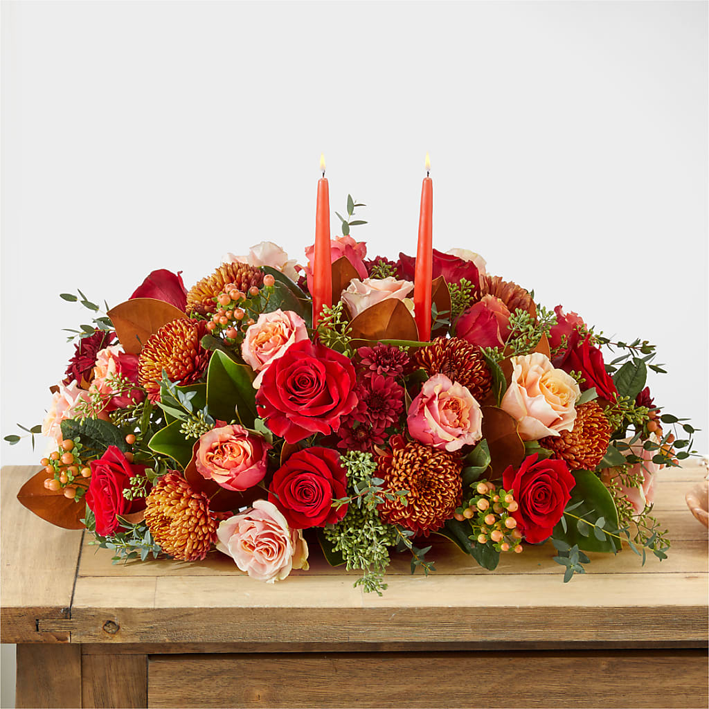 Gather Near Centerpiece –  Gainesville Floral Exchange, Gainesville FL