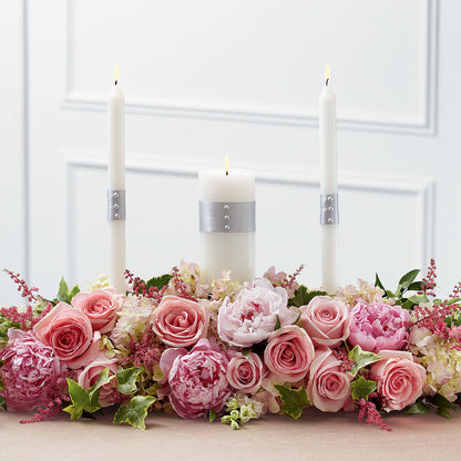Worldwide Romance Unity Candle Arrangement –  Gainesville Floral Exchange, Gainesville FL
